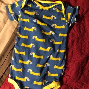 Pretzel dog KicKee Onesie